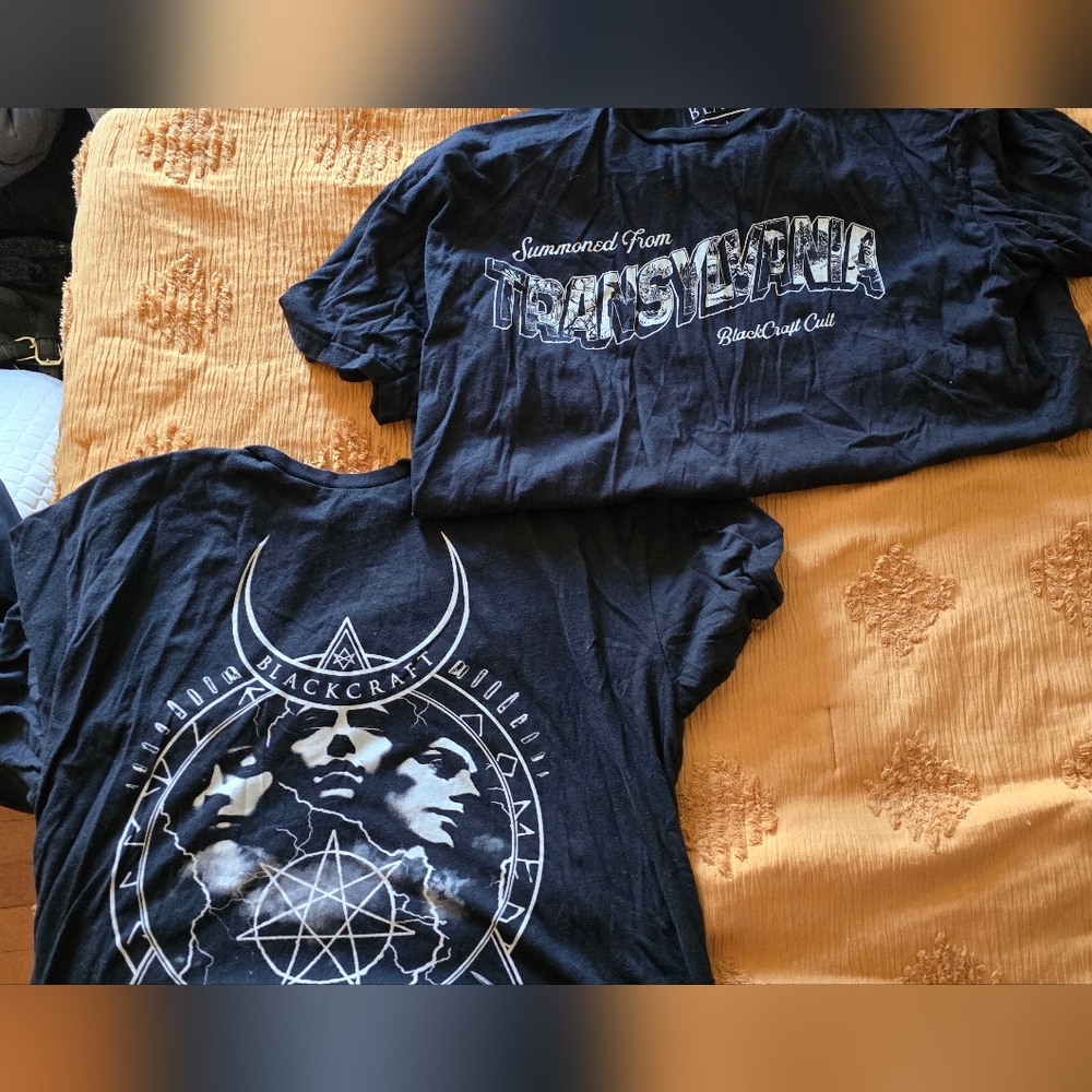 2 Black Craft cult Shirts (2x-3x)